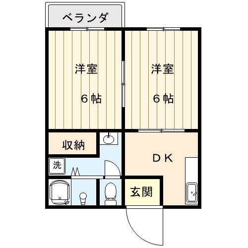 レークサイド山寺 間取図